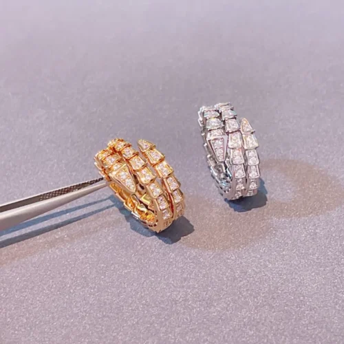 Bvlgari Snake Pavé Ring