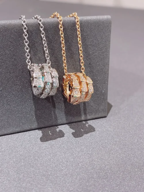 Bvlgari Serpenti Viper Geometric Snake Necklace