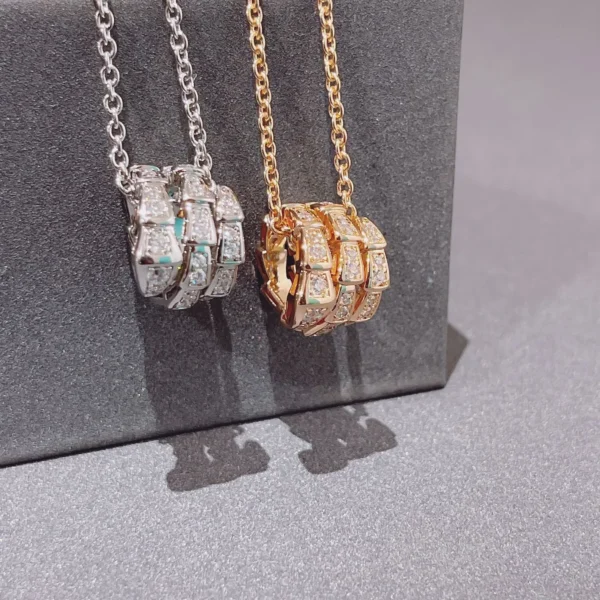Bvlgari Serpenti Viper Geometric Snake Necklace