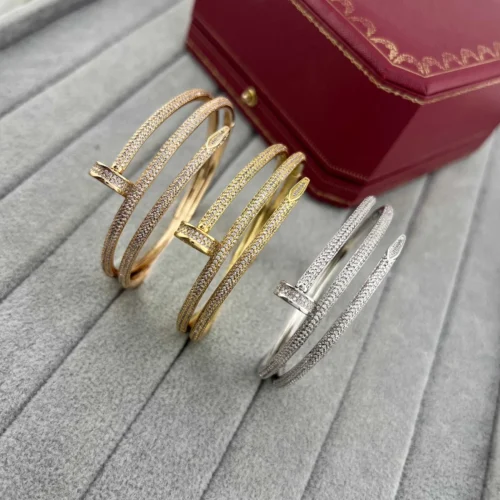 Cartier Nail Pavé Bangle Bracelet