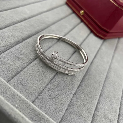 Cartier Nail Pavé Bangle Bracelet