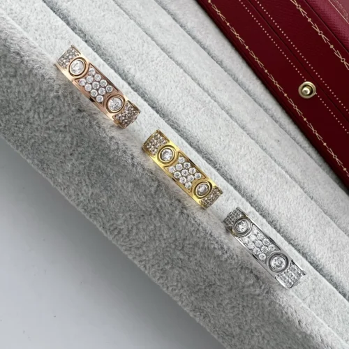 Cartier Starburst Stone-Accented Ring