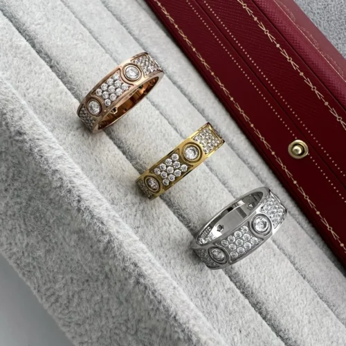 Cartier Starburst Stone-Accented Ring