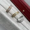 Cartier Starburst Stone-Accented Ring