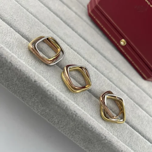 Cartier Geometric Two-Tone Ring