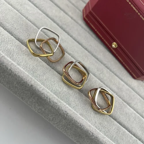 Cartier Geometric Two-Tone Ring
