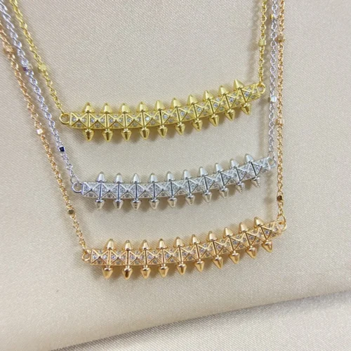 Cartier Stud Stone-Accented Necklace