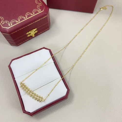 Cartier Stud Stone-Accented Necklace