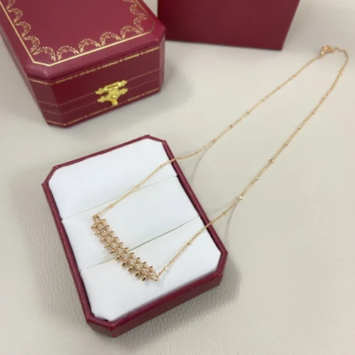 Cartier Stud Stone-Accented Necklace