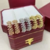 Cartier Stud Stone-Accented Stud Earrings