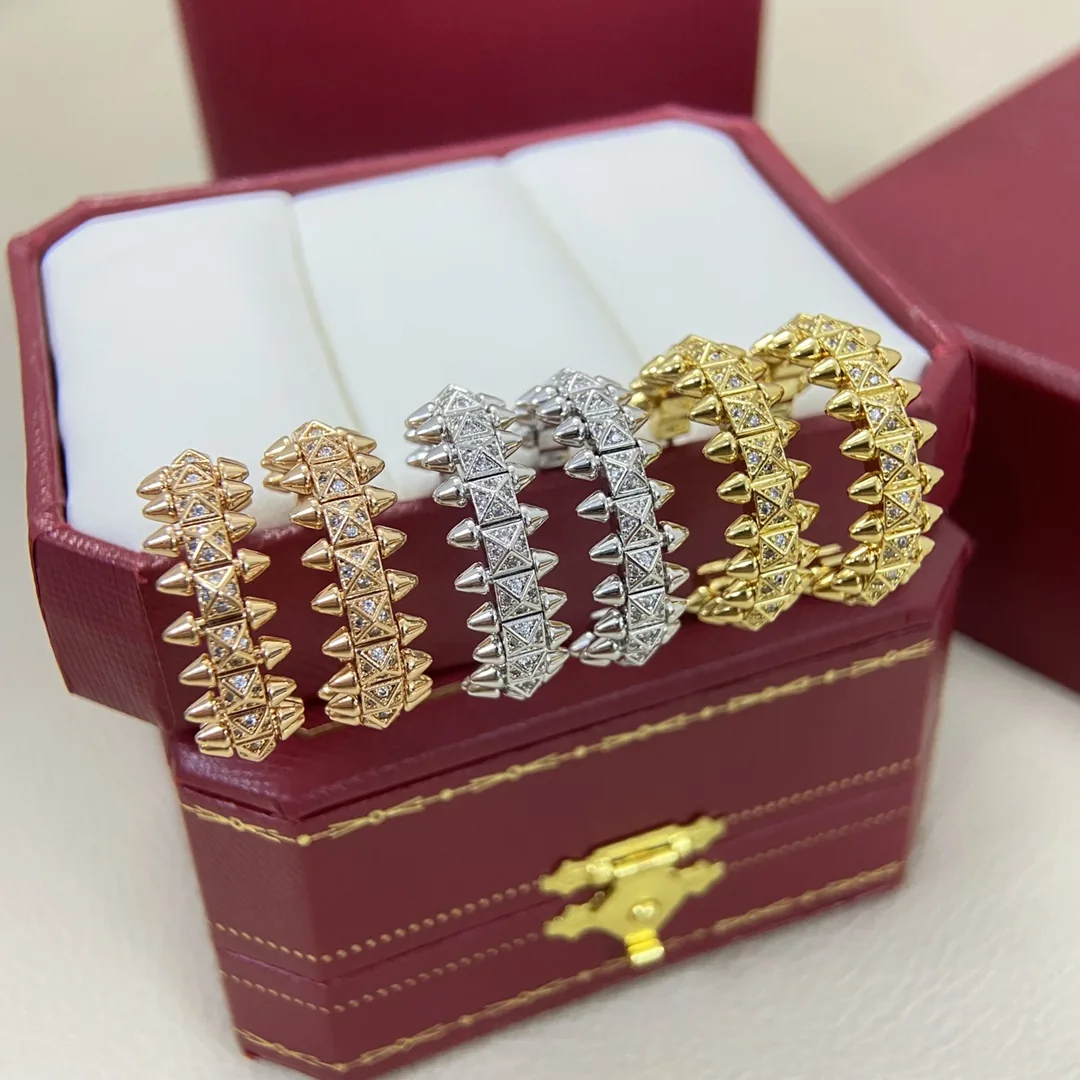 JWCARTIER0027-01 Cartier Stud Stone-Accented Stud Earrings