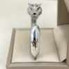 Cartier Panther Stone-Accented Bangle Bracelet