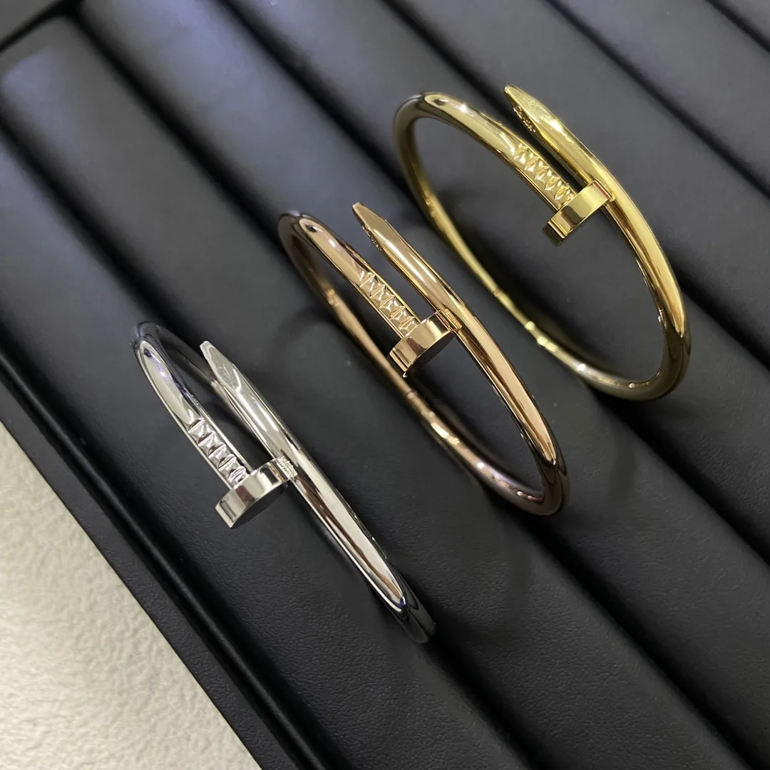 JWCARTIER0034-01 Cartier Nail Bangle Bracelet
