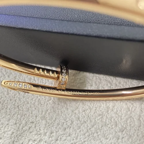Cartier Nail Stone-Accented Bangle Bracelet