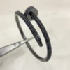 Cartier Nail Pavé Bangle Bracelet