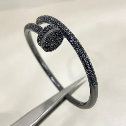 Cartier Nail Pavé Bangle Bracelet