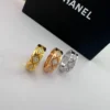 Chanel Coco Crush Quilted Pavé Ring