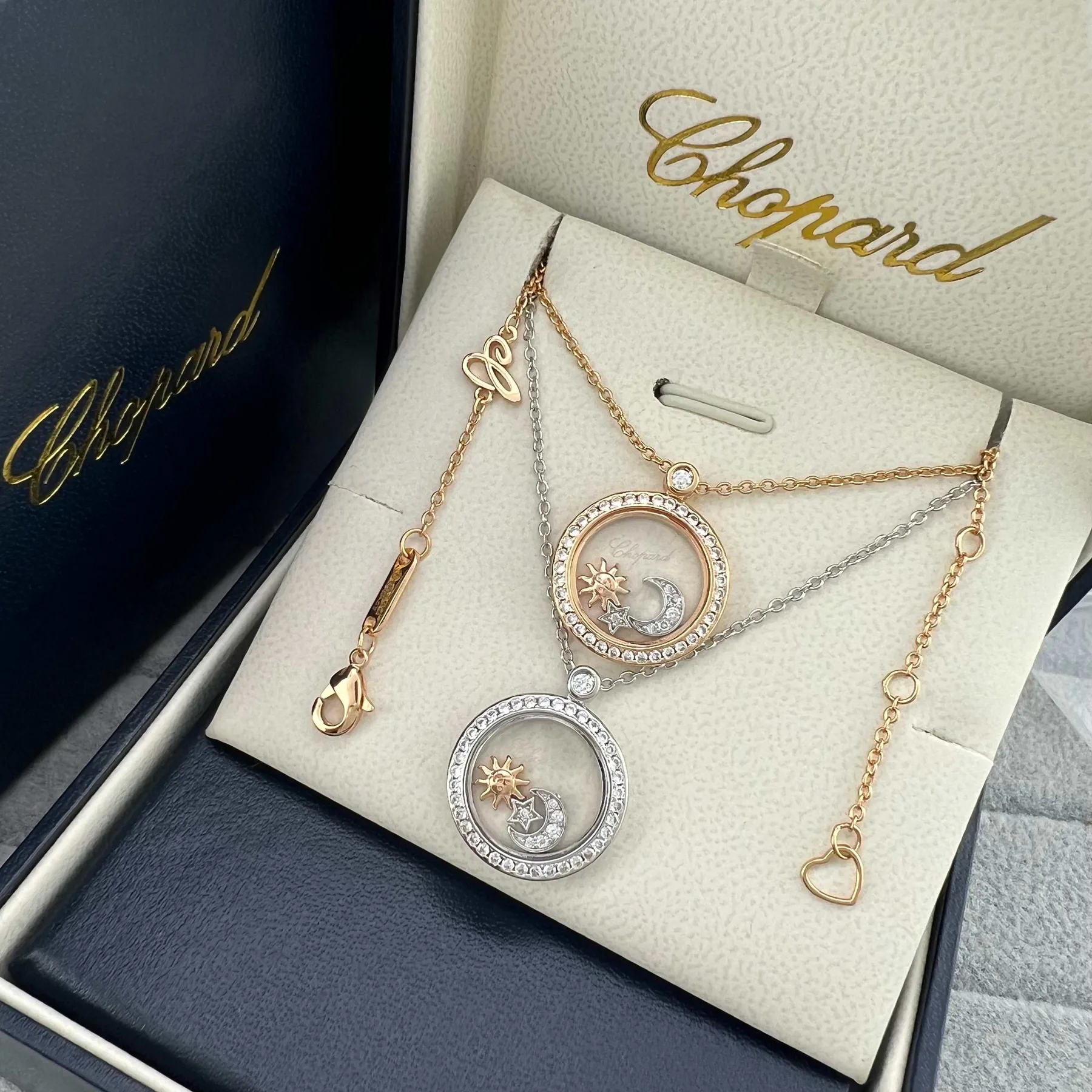 Chopard Sun Moon & Stars Necklace