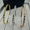 Chopard Quilted Stone-Accented Bangle Bracelet