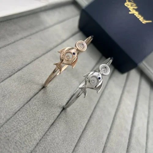 Chopard Goldfish Single-Stone Cuff Bracelet