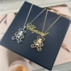 Chopard Teddy Bear Single-Stone Openwork Pendant Necklace
