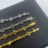 Chrome Hearts Cross Stone-Accented Bracelet