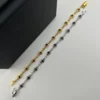 Chrome Hearts Cross Stone-Accented Bracelet