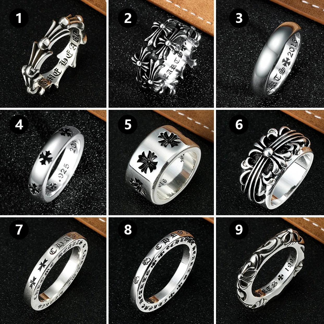 JWCHROMEHEARTS0015-01 Chrome Hearts Ring Collection