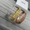 Dior Geometric Bangle Bracelet