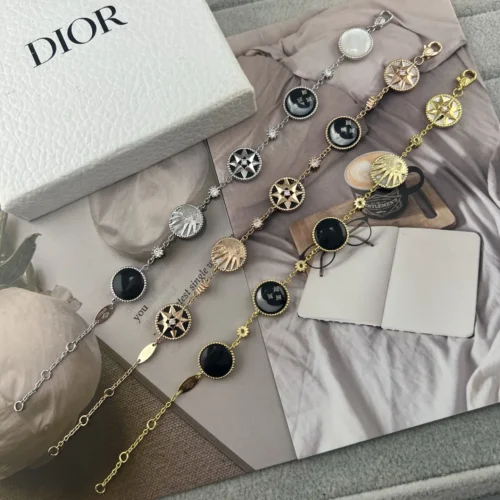 Dior Mother-of-Pearl Star & Moon Bracelet