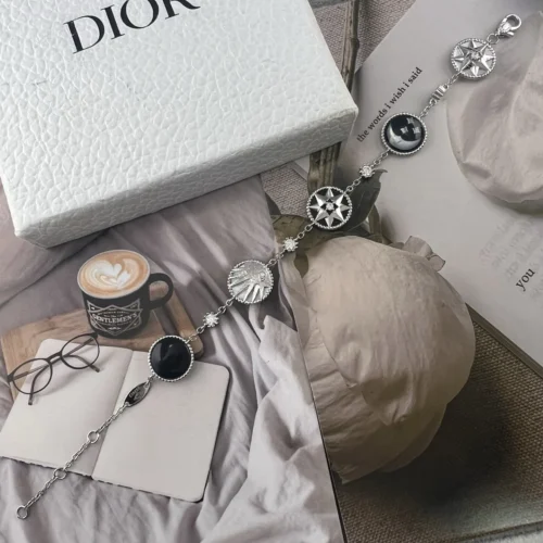 Dior Mother-of-Pearl Star & Moon Bracelet