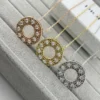 Dior Geometric Stone-Accented Pendant Necklace