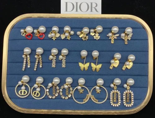 Dior Stud Earring Collection