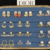 Dior Stud Earring Collection