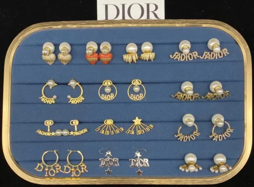 Dior Stud Earring Collection