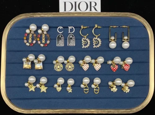 Dior Stud Earring Collection