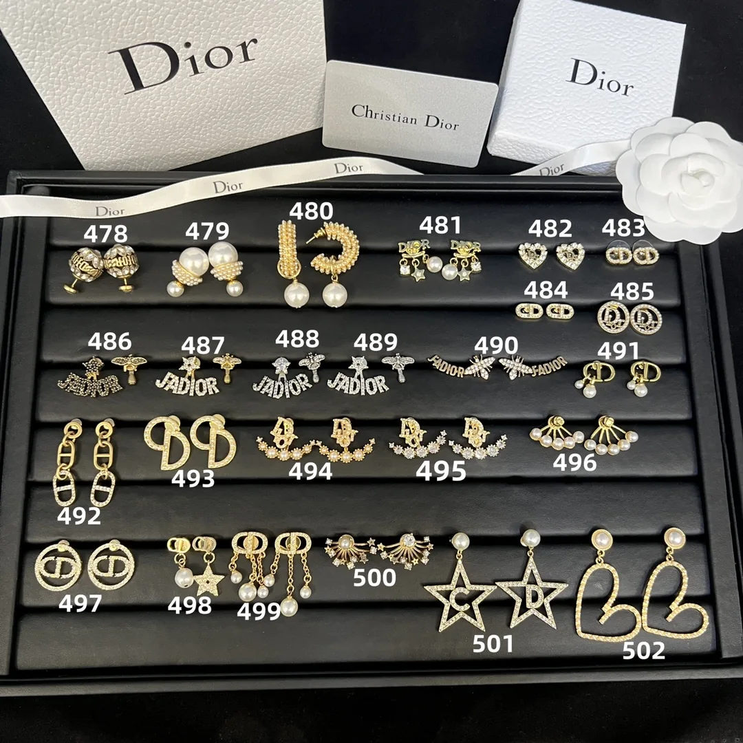 JWDIOR0012-01 Dior Stud Earring Collection