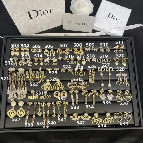 Dior Stud Earring Collection