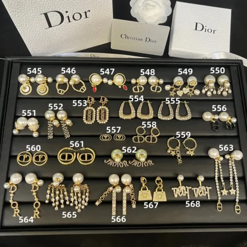 Dior Stud Earring Collection