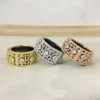 Dior Quilted Stone-Accented Ring