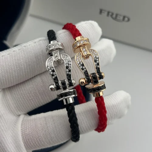 Fred Horseshoe Clasp Cord Bracelet