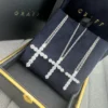 Graff Pavé Cross Necklace