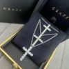 Graff Pavé Cross Necklace