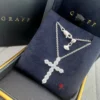 Graff Pavé Cross Necklace