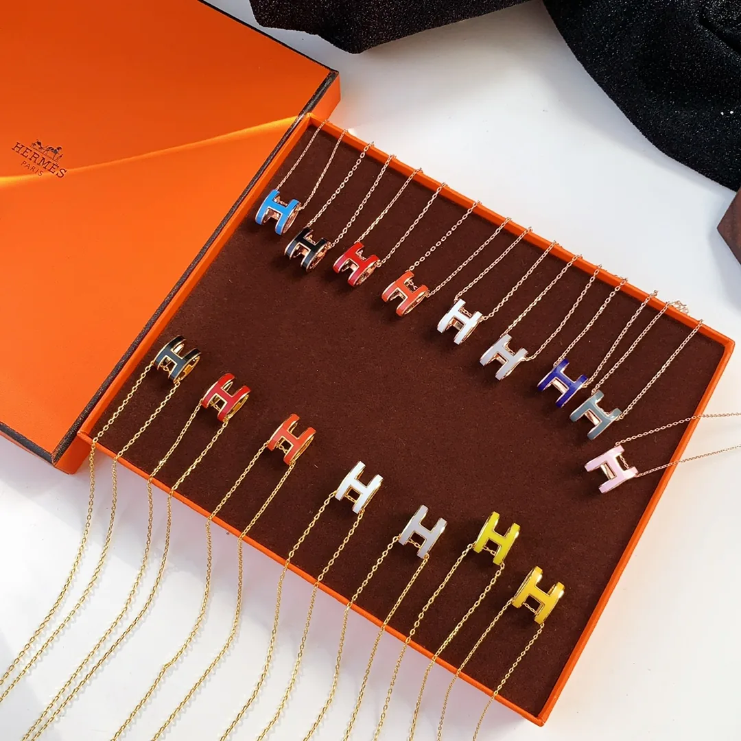 Hermes Enamel Necklace