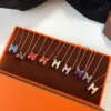 Hermes Enamel Necklace