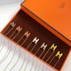 Hermes Enamel Necklace