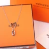 Hermes O’Maillon Anchor Link Necklace