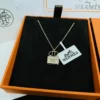 Hermes Handbag Pavé Necklace