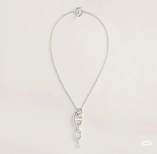 Hermes Anchor Link Necklace